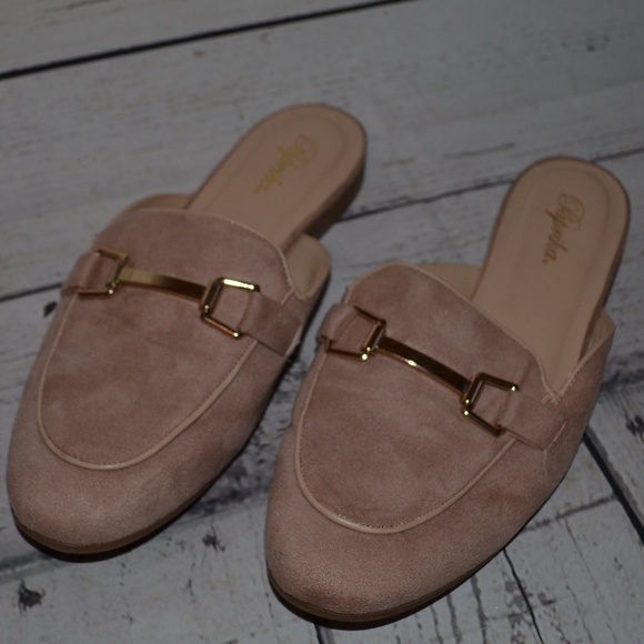 Paprika Dusty Rose Gold Slip On Size 9 - Picture 2 of 4